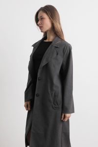 Abrigo Maxi Leonor Gris