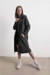 Abrigo Maxi Leonor Gris