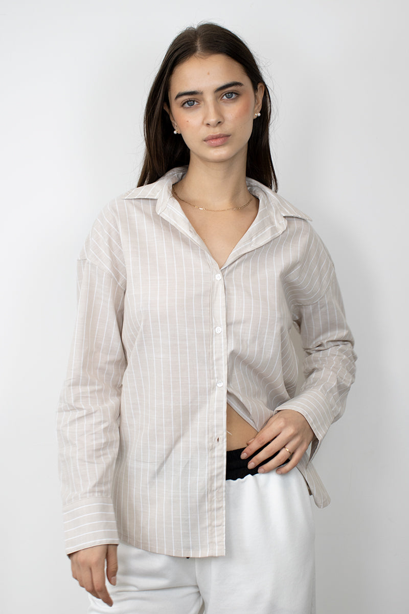 Camisa roxy beige