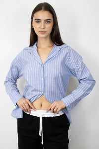 Camisa Roxy Celeste