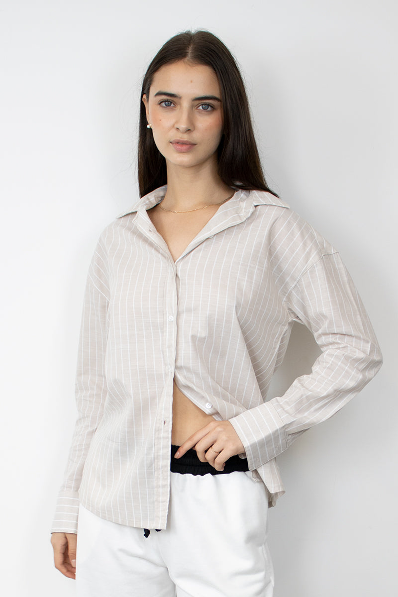 Camisa roxy beige