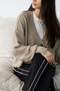 Cardigan tejido Travis beige