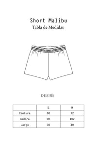 Short Malibu Blanco