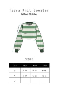 Tiara Knit Sweater Verde